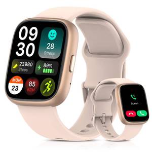 lot 20199 image: EchoByte 2026 Upgraded Smart Watch Alexa Built-in��1.83 HD Touchscreen����BT5.3 Call, 100 Sports Modes & IP68 Waterproof�� Fitness Tracker 247 Heart & Sleep Monitor for Android iOS Men Women