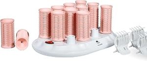 lot 17277 image: Calista Ion Hot Rollers, Short Set Rose Gold