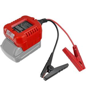 lot 2248 image: Jump Starter Adapter for Milwaukee 18V20V Batteries, 13.5V Auto Booster Cable Adapter with LED Lights, Portable Car Jump Cables for Jump Starting Dead or Weak Batteries (Only Adapter)