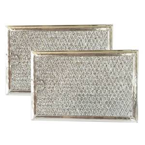 lot 2365 image: 2 Pack Microwave Grease Filter Fit for GE JVM6175DK5WW, JVM6175YK5FS, JVM6175SK5SS, JVM6175DK5BB Microwave Replacement Part