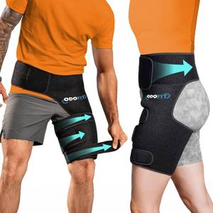 lot 4226 image: 5 in 1 Hip Brace for Women Men Sciatica Pain Relief Devices - Adjustable Groin, Hip Flexor Compression Wrap for Comfortable Thigh, Hamstring & Sciatic Nerve Support, Improved Mobility & Recovery