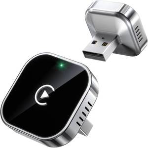 lot 4264 image: Teeran Wireless CarPlay Adapter for iPhone (2026 Upgraded), Mini Plug & Play for Cars with Factory Wired Apple CarPlay, Fast & Stable Connection, Easy Setup, Wide Vehicle Compatibility USB & USB C