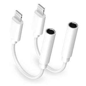 lot 4266 image: Apple MFi Certified Apple iPhone 14 Pro Max Headphone Adapter, 2 Pack Lightning to 3.5 mm Headphone Jack Aux Audio Cable Dongle Adapter Compatible with iPhone 14 13 12 11 Pro Max XS XR X 8 iPad