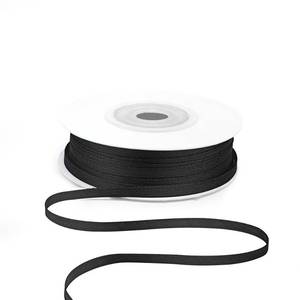 lot 4282 image: KMER LIFE 18 Wide x 50 Yards Black Polyester Satin Ribbon, Perfect for Wedding Decor, Crafts, Gift Wrapping & Other Projects