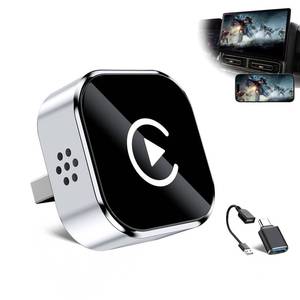 lot 4320 image: HYPAX Wireless CarPlay Adapter-4 in 1 Screen Mirror Link Car Adapter Android Auto Multi-User Seamless Connection Converts Wired to Wireless CarPlay Adapter - No Latency from iOS 10 to Screen wUSB-C