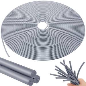 lot 5432 image: Frienda Backer Rod Foam Rubber Caulk Saver Concrete Expansion Joint Filler Weather Strip Seal for Gaps and Joints (14 Inch X 200 ft,Grey)