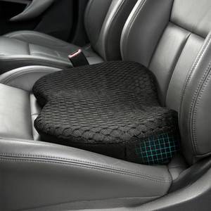 lot 6335 image: Livtribe Car Seat Cushion - Memory Foam Seat Pad for Sciatica & Lower Back Pain Relief - Driving Cushion with Breathable Mesh Cover - Road Trip Essentials for Drivers (3D Black)
