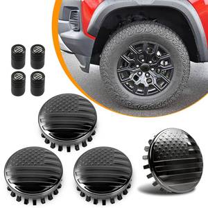 lot 6422 image: DREAMOTOR 3 14 inches83MM Wheel Center Caps Compatible with Chevrolet Chevy Suburban Silverado Tahoe & GMC Sierra Yukon Denali Hub Caps, Fit Most 18&20&22 Rims, Set of 4 -Outer 83MM, Inner 73MM
