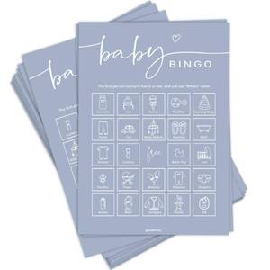 lot 6458 image: GardenCity Baby Shower Bingo Game for Girl, Pre-Filled Fun Baby Shower Activity, 50 Cards, Pink