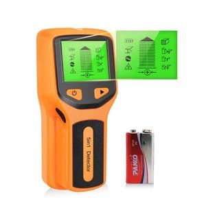 lot 6473 image: Stud Finder Wall Scanner- 5 in 1 Multifunctional Wall Detector Scanner with HD LCD Display & Audio Alarm for the Center and Edge of Wood, Metal, AC Wire & Studs Detection
