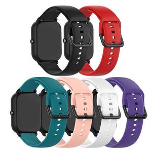 lot 6493 image: E ECSEM Bands Compatible with ANDFZ T42 Watch Strap Classic Flexible Colorful Quick Fit Replacement Wristband for ANDFZ T42 Smartwatch for Men Women, Multicolor Selection