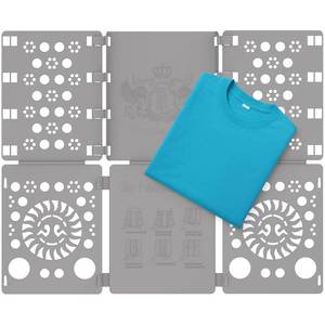 lot 10384 image: BoxLegend V3 Shirt Folding Board t Shirts Clothes Folder Durable Plastic Laundry folders Folding Boards, Gray