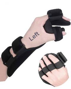 lot 10388 image: Furlove Stroke Resting Hand Splint Left - Medical Night Hand Immobilizer Brace Finger Separator Functional Wrist Brace for Carpel Tunnel Pain, Sprain Fracture, Tendonitis & Post Stroke Recovery