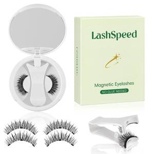 lot 10392 image: Magnetic Eyelashes with Applicator �� No Glue or Eyeliner Needed, Reusable Natural Look Lashes, Lightweight & Comfortable, Easy to Apply and Remove