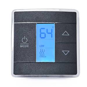 lot 10394 image: Lrichy RV Thermostat Replacement Compatible with Dometic CT Thermostat 3316250.712, 3-Wire Single Zone Wall Digital Thermostat Control for CoolHeat, 12V DC, Touch-Sensitive, Blue Backlight, Frosted