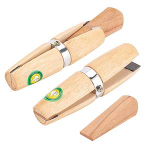 lot 10401 image: PH PandaHall 2 Pack Wooden Ring Clamp Ring Jewelers Holder Benchwork Hand Tool for Polishing Repairing Rings Vice With Wedge Lock Wedge Leather Stone Setting Engraving Jewelry Making Tool Valentine