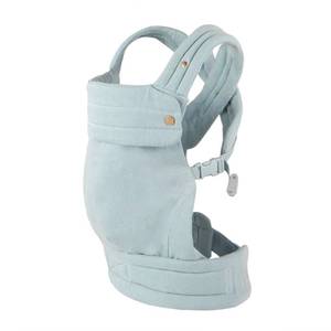 lot 11283 image: Ergonomic Baby Carrier Newborn to Toddler, Lightweight & Breathable Cotton Infant Carrier for Hands Free Comfort (Denim)