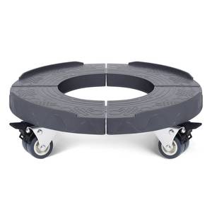 lot 11287 image: W B D WEIBIDA Trash Can Dolly - Adjustable 15-19 Inch Round Dolly with Wheels, Heavy Duty Trash Can Roller Base