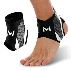 lot 12377 image: Ankle Brace Compression Support Stabilizer for Men Women, Ankle Support with Adjustable Wrap for Sports Training and Daily Activity, Protection Plantar Fasciitis Relief,Tendonitis,Sprained(Gray)