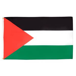 lot 12378 image: AZ FLAG - Palestine Flag - Large 5x8 Ft - 100D Polyester Palestinian Big Banner with Two Metal Grommets - Fade Resistant - Vivid Colors - 5 x 8 Feet - 250x150 Cm