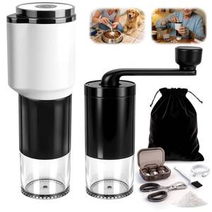 lot 12400 image: Pill Crusher Fine Powder,Portable Pill Crusher Grinder with Dual ElectricManual Modes,Pill Grinder for Small & Large Pills to Fine Powder,Pill Crushers for Elderly,Kids,Pets for Medication,Vitamins (Used)