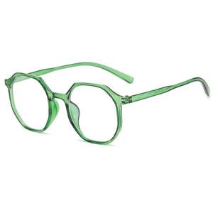 lot 12410 image: Xrpin Fashion Oversize Myopia Glasses for Men Women Lightweight Nearsighted Distance Glasses (Green, -5.0, Diopters)