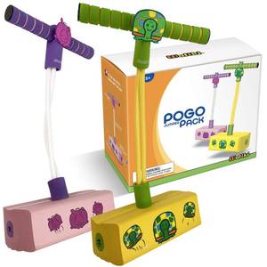 lot 13939 image: WALIKI Foam Pogo Hopper  Tortoise and Hare Jumper Race Pack  Best Toy for 3 Year Old 2 Pack