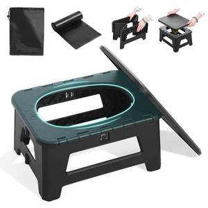 lot 13947 image: HHuanwfer In-car Portable Toilet Collapsible Potty, Emergency Toilet, Temporary Potty For Outdoor Camping, Road Trips, Traffic Jams, Boating And Fishing