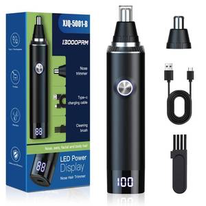 lot 14251 image: Ear and Nose Hair Trimmer for Men Women, 2026 Professional Painless USB Rechargeable Eyebrow & Facial Hair Trimmer, 13,000 RPM Precision Tool with Powerful Motor and Dual-Edge Blades, IPX7 Waterproof