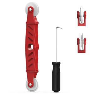 lot 14257 image: FJCTER Screen Roller Tool Set with Spline Removal Hook, 2pcs Window Screen Roller for Screen Installation Repair Replacement, Durable Screen Spline Tool Kit for Window Sliding Door Patio RV