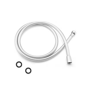 lot 14270 image: PVC Shower Hose 59 Inches Shower Hose Extra Long Used In Showerheads Spray Bidet Bathing Toilet Cleaning Pet Flexible Showerhead Hoses Replacement Chorme Showerhose For Rv Bidet Hoses(Silver, 59 In)