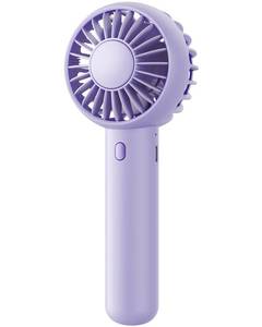 lot 14301 image: Gaiatop Mini Portable Fan, Small and Powerful, Cute Design 3 Speed Personal Handheld fan and Desktop with Base, Lightweight USB Rechargeable for Travel Lash Makeup Girl Women Summer Gift Purple