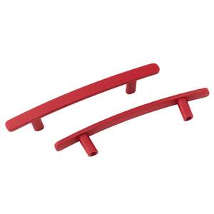 lot 14385 image: LBFEEL 3 3.78 5 Red Drawer Pulls Kitchen Cabinet Handles Dresser Pull Handles 76 96 128mm (4, 3 inch Hole Centers)