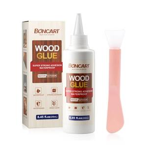 lot 20220 image: Boncart Super Strong Wood Glue, 8.45fl.oz Clear, Waterproof for Heavy Duty Woodworking, Furniture Assembly (1 Pack)