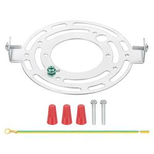 lot 20236 image: PATIKIL 120mm (4.7) Universal Light Fixture Mounting Bracket Kit, Light Crossbar Round Ceiling Plate with Screw for Wall Lights Ceiling Lighting Pendant Chandelier