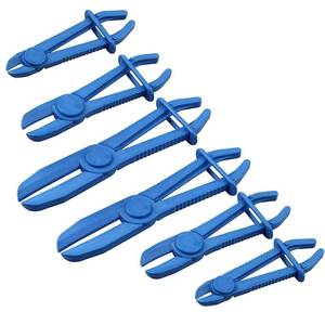 lot 20288 image: YanTone Hose Clamp Pliers 6 pcs Hose Pinch Pliers Set,Straight for Brake Hoses Fuel Hoses Gas Lines