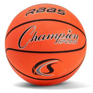 lot 20292 image: Champion Sports Rubber Mini Basketball, Heavy Duty - Pro Style Basketballs Premium Basketball Equipment, Indoor Outdoor - Physical Education Supplies (Size 3, Orange)