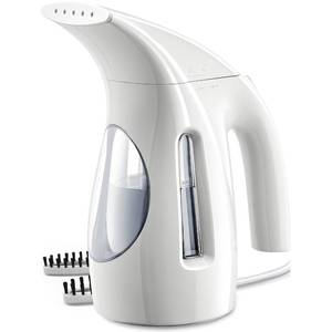 lot 1939 image: HiLIFE Steamer for Clothes, Portable Handheld Design, 240ml Big Capacity, 700W, Strong Penetrating Steam, Removes Wrinkle, for Home, Office(ONLY FOR 120V)(White)