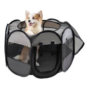 lot 2395 image: LAFYETTE. - USA Based, Dog Cat Playpen, Puppy Kitten Pet Playpen Indoor Outdoor, Portable Pop Up Dog Kennel Tent Crate Cage for Dog Cat Rabbits, Foldable Pet Enclosure, Removable Top Cover, 29 x 16