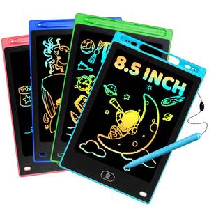 lot 4337 image: 4 Pack LCD Writing Tablet for Kids, Travel Toys for Toddlers 8.5 Inch Doodle Writing Board Drawing Pad,Classroom Quiet Preschool Activities Educational Toy Gift for Toddler Boy Age 3 4 5 6