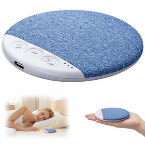 lot 4346 image: Bluetooth Pillow Speaker for Sleeping, Ultra-Thin Bluetooth Sleep Aid Speaker, Mini Portable Under Pillow Speaker with White Noise Timer Wireless Sleep Aid for Deep Sleep (Blue)