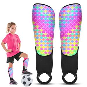 lot 4355 image: Soccer Shin Guards for Kids Girls Toddler, Shin Pads Shin Guard Equipment with Ankle and Leg Calf Protection Shin Guards Soccer for Kids 2-7 Years