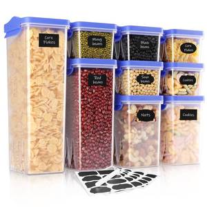 lot 5474 image: HOMER Moroccan Style Kitchen Canisters, 9-Piece BPA-Free Food Storage Set  Air-Tight Containers for Cereal, Pasta, Coffee & Spices
