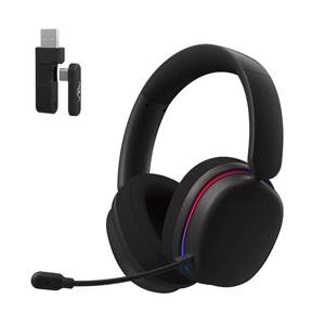lot 5532 image: AULA G7 Pro Wireless Gaming Headset with 7.1 Surround Sound, 40mm Driver, BT5.3 Gaming Headphones with Mic, RGB, 10ms Latency, 65H Battery, PC Gaming Headset for PS5,PS4, Switch,PC,Wired Mode for Xbox