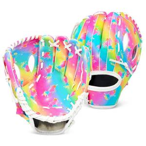 lot 6007 image: Ausletie Kids Baseball Glove, Softball Gloves, Kids Girls Toddlers Baseball Softball Mitt, 9-10.5 T-Ball Gloves for Training and Beginner Play, Left Hand Glove, Right Hand Throw