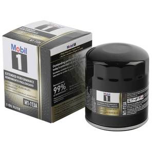 lot 6212 image: MobilOil Filter, Extended Performance, Canister, Screw-On, 3.08 in Tall, 1316-16 in Thread, Steel, Black, GM, Each
