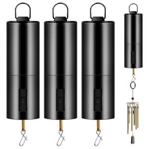 lot 6216 image: A1 Piece Hanging Black Rotating Motor Wind Spinner Mobile Battery Operated Motor Multi-Purposes Rotatable Hook for Garden Decoration Accessory Supplies