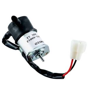 lot 6236 image: 12V Fuel Shut Off Solenoid Fit for Kubota BX23D BX2200D BX2230 BX2660D BX2670 F2400 RTV900R RTV900S RTV900T RTV900W Stop Solenoid Replace 16271-60010 16271-60012 052600-4150 052600-4151