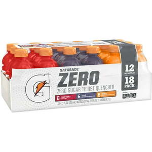 lot 9947 image: Gatorade Zero Variety Pack 12oz 18ct