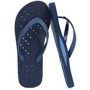 lot 10443 image: STQ Womens Shower Shoes Pool Beach Flip Flops for Women with Arch Support Quickly Dry Navy Size 6